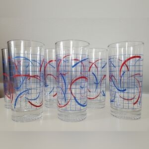 Vintage 1970s Pronto Highball Glasses- Set of 6